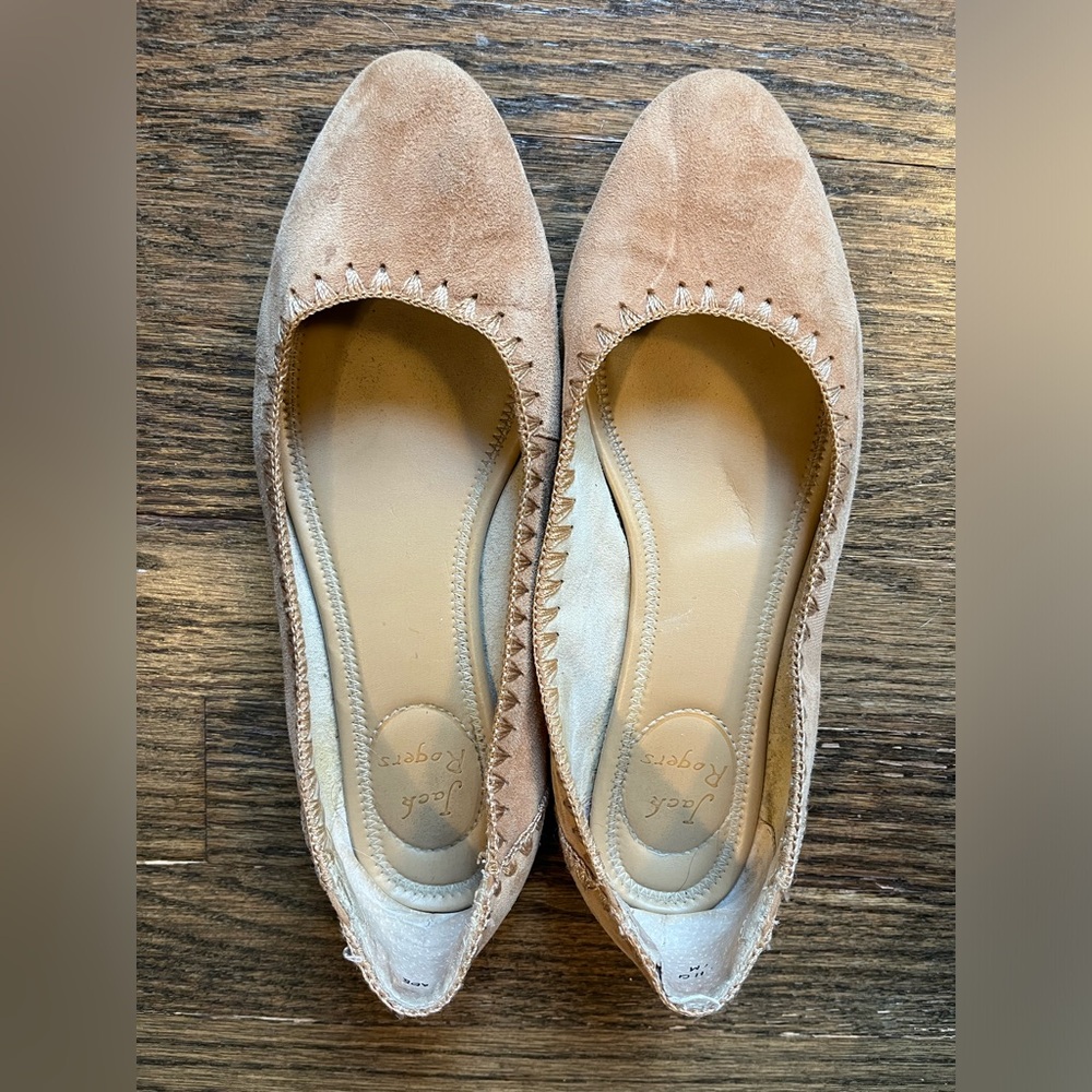Jack Rogers suede flats size 6